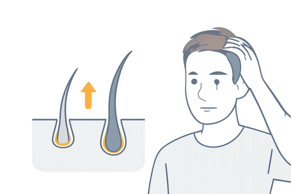 AGA治療後の髪の状態