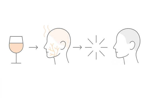 アルコールの一時的血管拡張と反動収縮が頭皮血流に与える影響|アルコール 血管拡張 薄毛 AGA