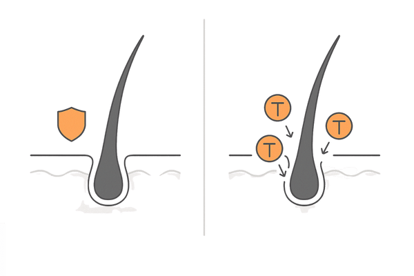 円形脱毛症の免疫機序|毛包免疫特権の破綻とTリンパ球の攻撃