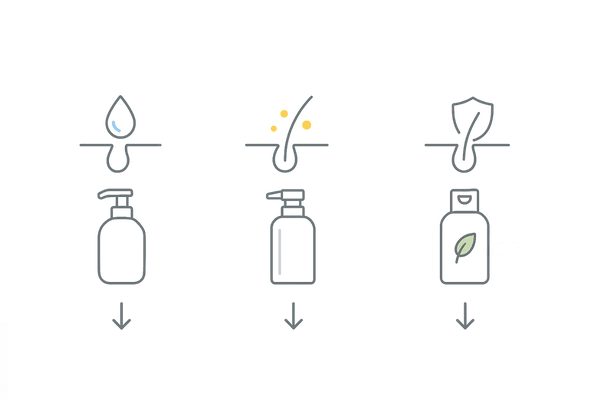 頭皮タイプ別シャンプー選び|乾燥肌・脂性肌・敏感肌の見極めポイント