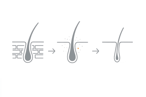 フケと薄毛の関係|頭皮バリア低下〜炎症・軟毛化のメカニズム