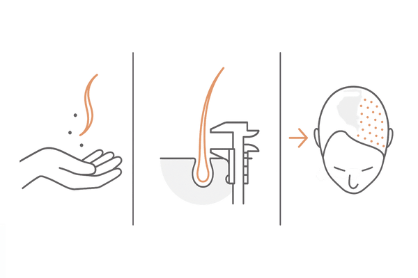 DHTブロッカーで期待できる主な変化｜抜け毛減少・髪の太さとコシ向上・地肌の露出低下