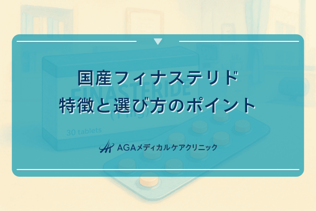 国産フィナステリドの特徴と選び方のポイント