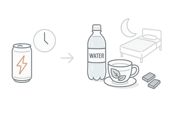 エナジードリンクとの正しい付き合い方と髪に優しい代替飲料イメージ