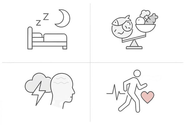 発毛効果に影響する生活習慣｜睡眠・栄養・ストレス・運動の4要素