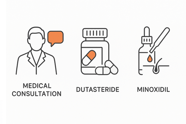 医師に相談して選ぶ次の一手｜デュタステリド切替・ミノキシジル併用などの選択肢