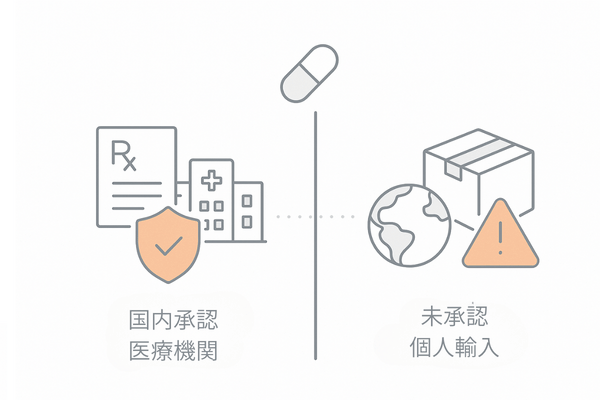 フィンペシアとプロペシアの違い｜承認・入手経路・安全性のビジュアル比較