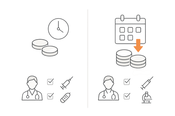 育毛注射の費用イメージ|単回とコースの比較・費用内訳チェックポイント
