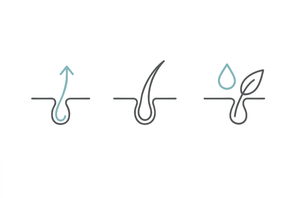 育毛剤・発毛剤・養毛剤の違い｜目的と分類を一目で比較（育毛剤の基本）