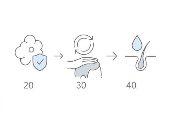 年代別の育毛剤選びと対策マップ｜20代・30代・40代以降の優先ポイント