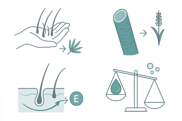 悩み別で選ぶ育毛サプリ：抜け毛・ハリコシ・血流の対応成分マップ