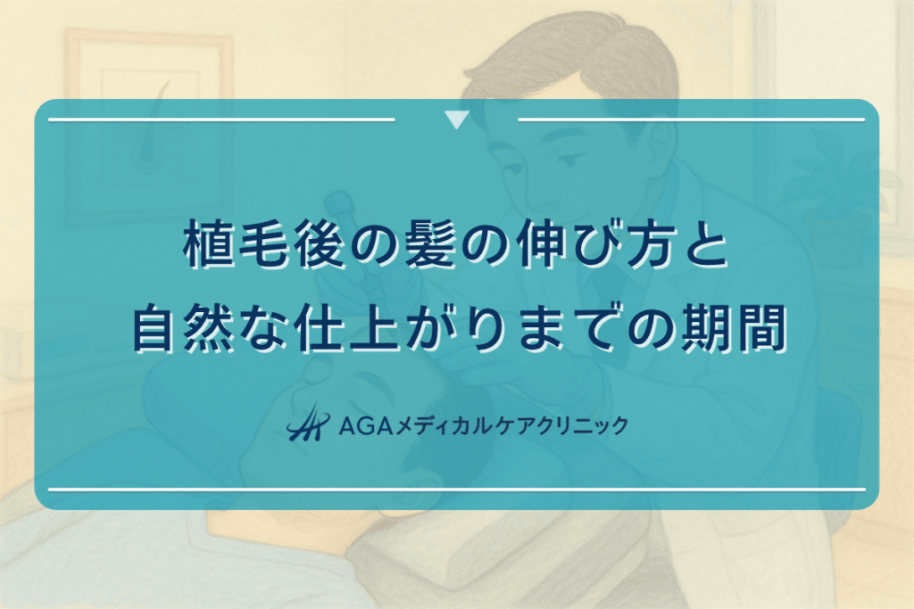 植毛後の髪の伸び方と自然な仕上がりまでの期間