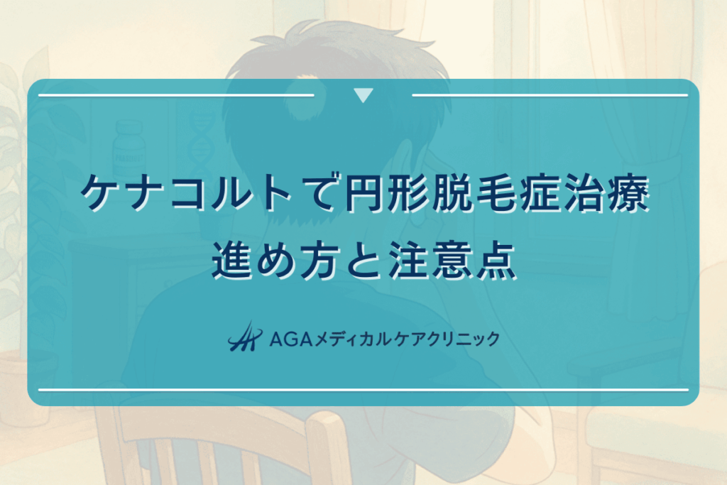 ケナコルトによる円形脱毛症治療の進め方と注意点