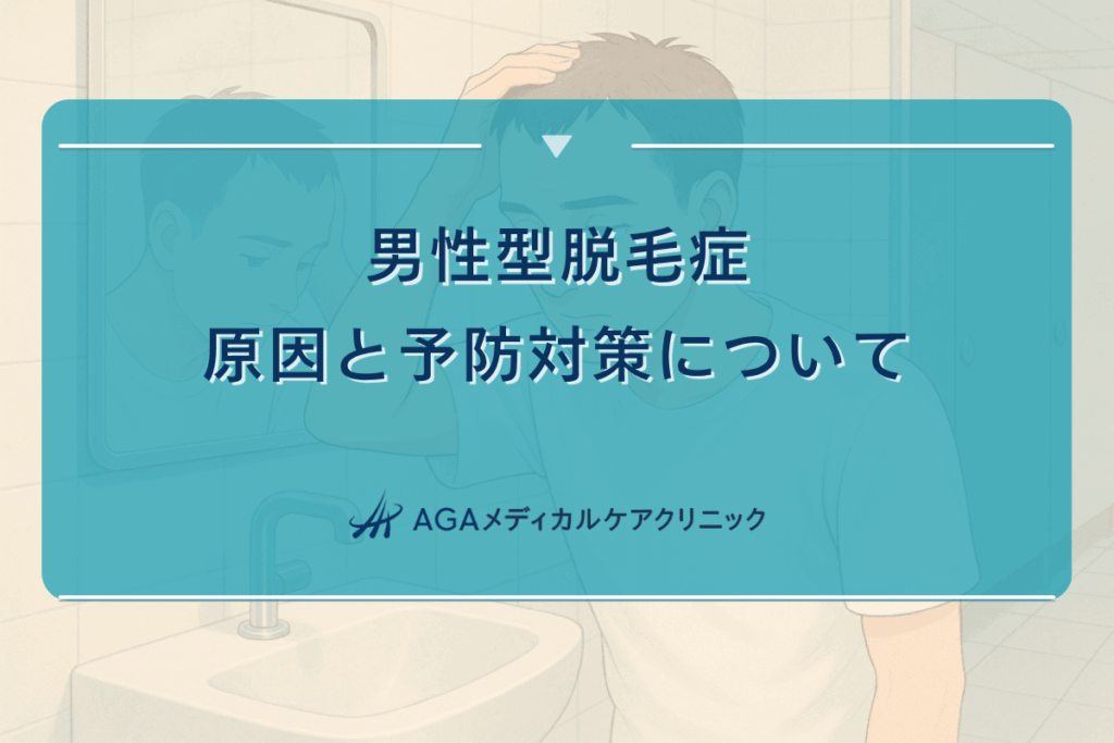 男性型脱毛症の原因と予防対策について