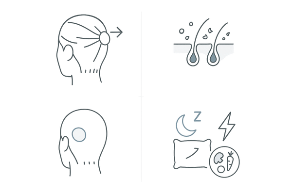 襟足の薄毛原因まとめ｜牽引・脂漏性皮膚炎・円形脱毛症・生活習慣を4象限で可視化