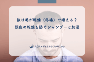 抜け毛が乾燥（冬場）で増える？頭皮の乾燥を防ぐシャンプーと加湿