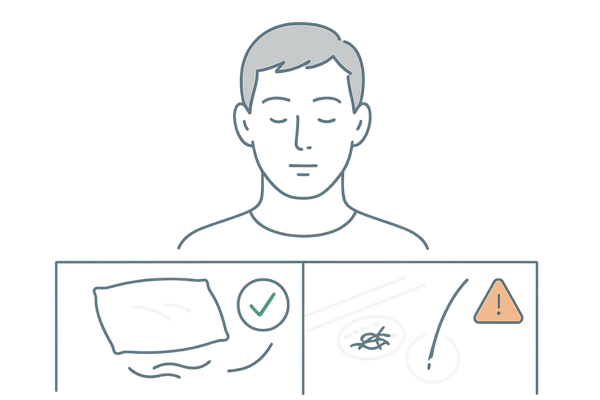 正常な抜け毛と異常な抜け毛を比較したヘアサイクルイメージ