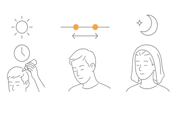 フォリックスFR15の安全な1日の使用ルーティンと塗布方法イメージ