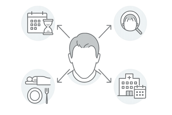 ヘアフィラーの効果を感じにくい4つの原因を整理したイメージ図