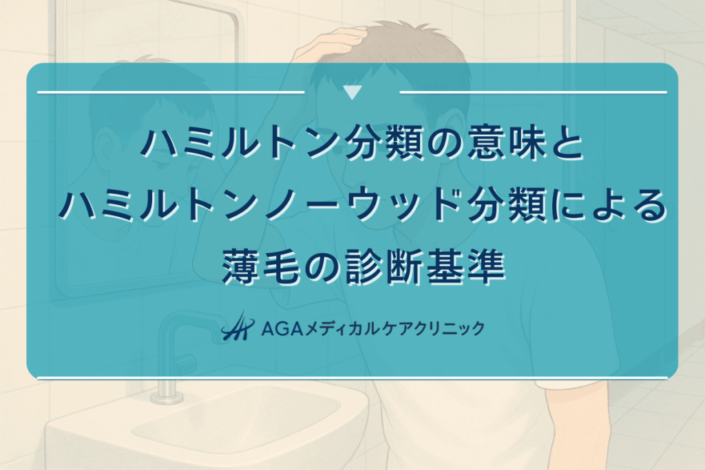 ハミルトン分類の意味とハミルトンノーウッド分類による薄毛の診断基準