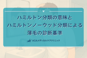ハミルトン分類の意味とハミルトンノーウッド分類による薄毛の診断基準