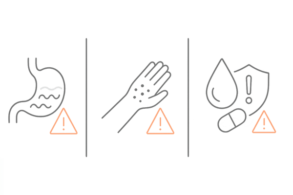 ノコギリヤシの副作用・注意点の整理（消化器症状・アレルギー・相互作用）