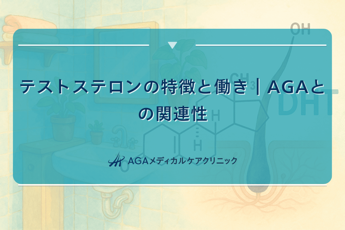 テストステロンの特徴と働き｜AGAとの関連性