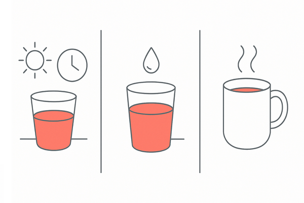 トマトジュースの効果的な飲み方（朝・オリーブオイル併用・温めて吸収UPの3ポイント）