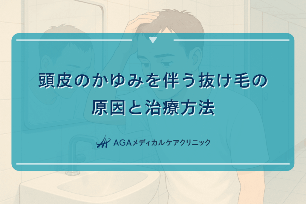 頭皮のかゆみを伴う抜け毛の原因と治療方法