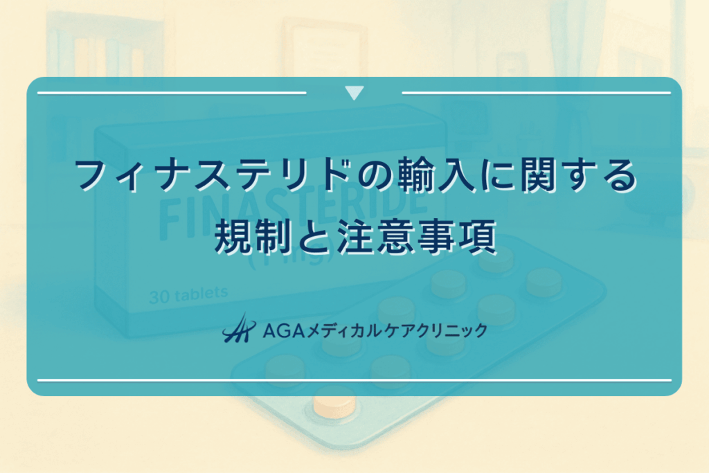 フィナステリドの輸入に関する規制と注意事項
