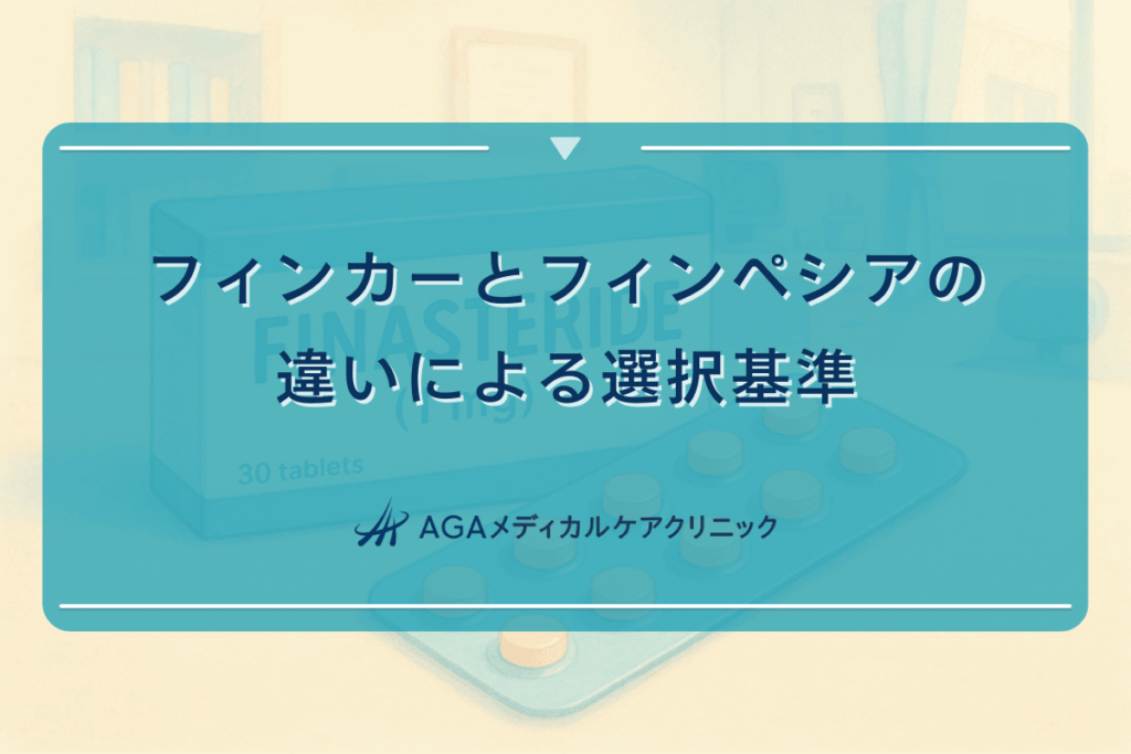 フィンカーとフィンペシアの違いによる選択基準