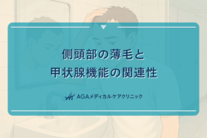 側頭部の薄毛と甲状腺機能の関連性について
