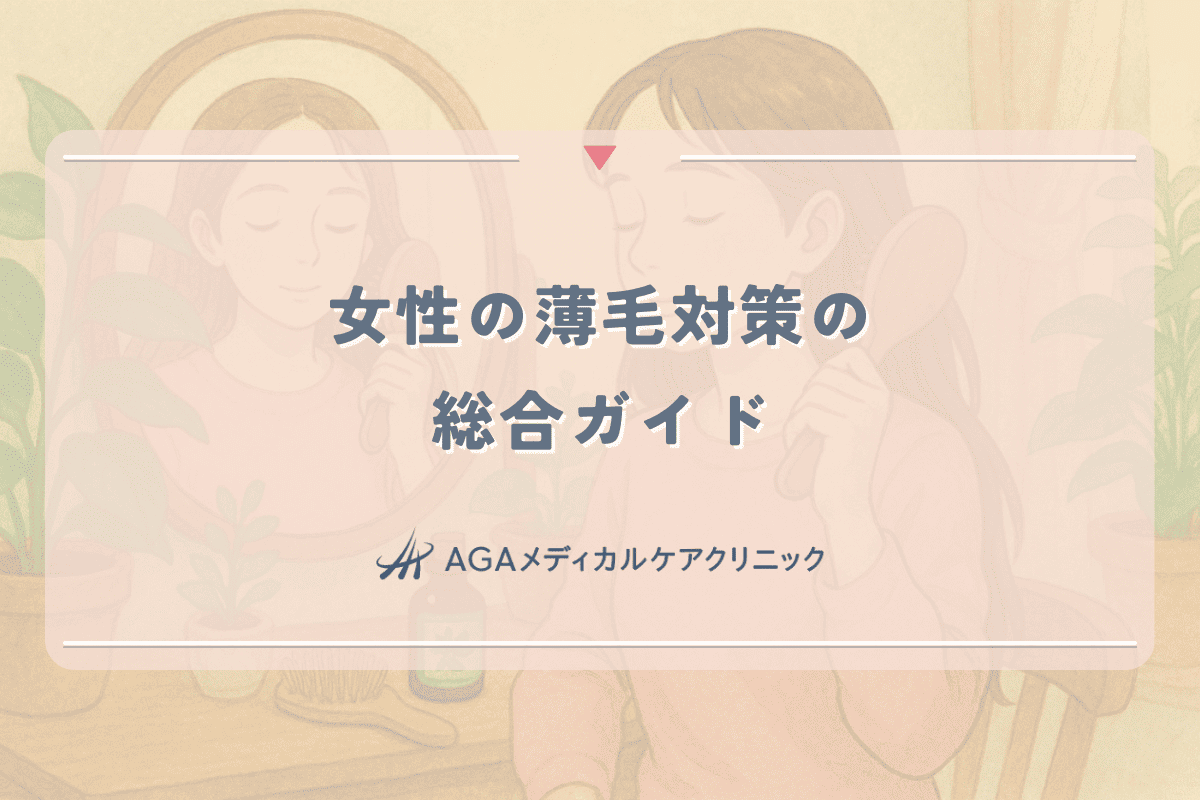 女性の薄毛対策の総合ガイド｜症状別の効果的な方法