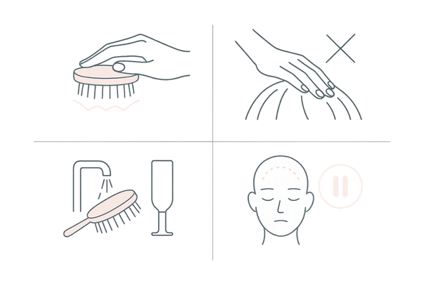 スカルプブラシ使用時の注意点とNG習慣(イラストガイド)