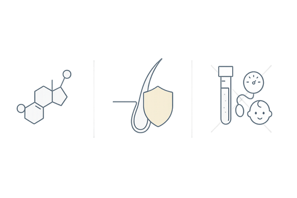 スピロノラクトン内服の作用と安全管理イメージ(抗アンドロゲン・検査・注意点)