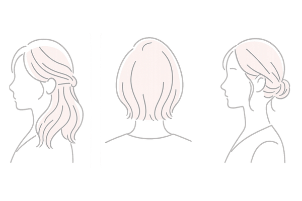 女性の薄毛対策|視線誘導・ボリューム・頭皮負担軽減で印象を変える髪型テクニック図