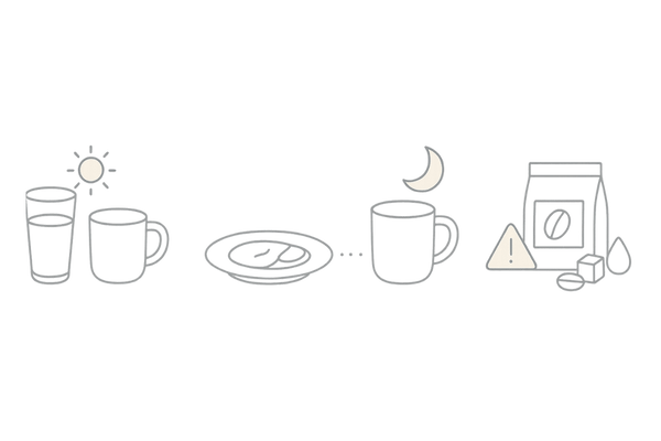 髪にやさしいコーヒーの飲み方—タイミング・デカフェ・砂糖控えめ・浅煎りの4ステップ