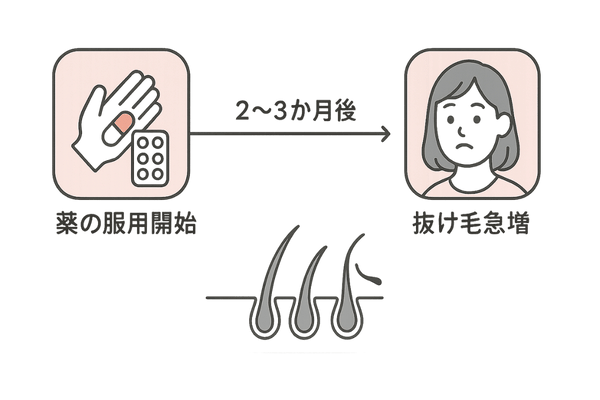 休止期脱毛タイムライン