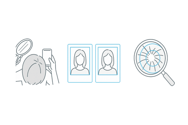 つむじの薄毛セルフチェック手順(スマホ撮影→比較→観察ポイント)