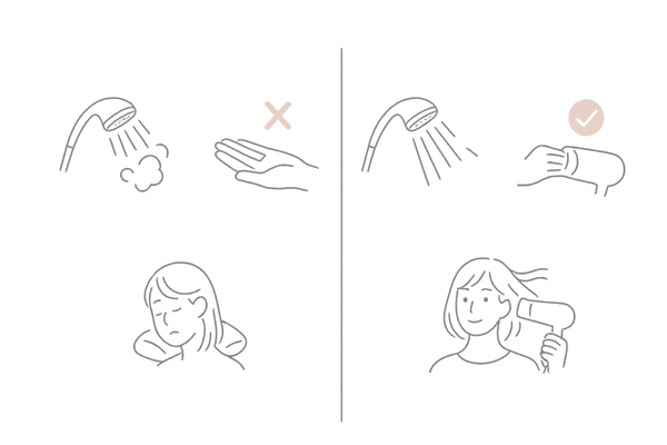 抜け毛を悪化させるNG習慣と改善ポイントの比較(ヘアケア編)