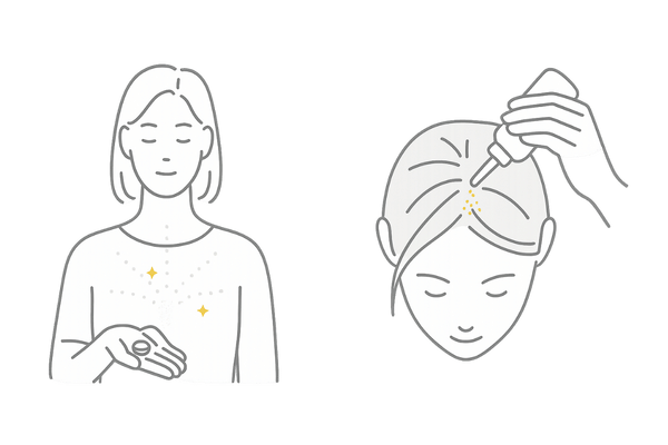 ミノキシジル錠剤と外用薬の違い（2カラム比較）｜女性の薄毛（FAGA）治療の基礎