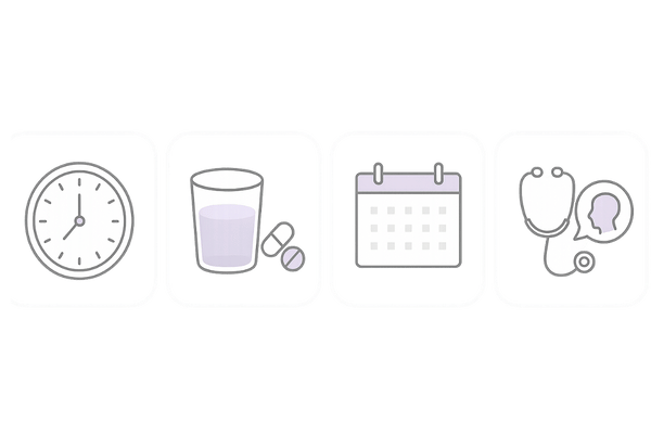 内服薬の服用ルールと続け方（時間・水・カレンダー・受診の4ポイント）