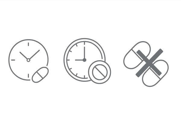 ミノキシジルを飲み忘れた時の対処法｜スキップ判断と二重服用NGのイメージ