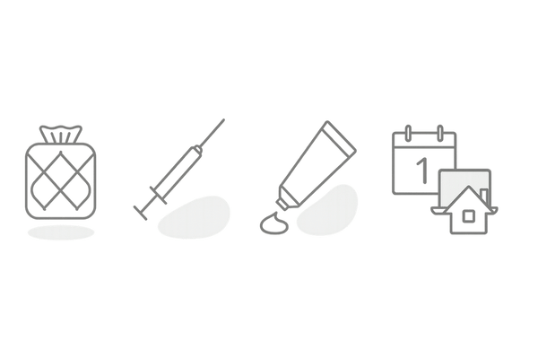 メソセラピーの痛み対策とダウンタイム|冷却・極細針・麻酔クリーム・日常復帰のイメージ