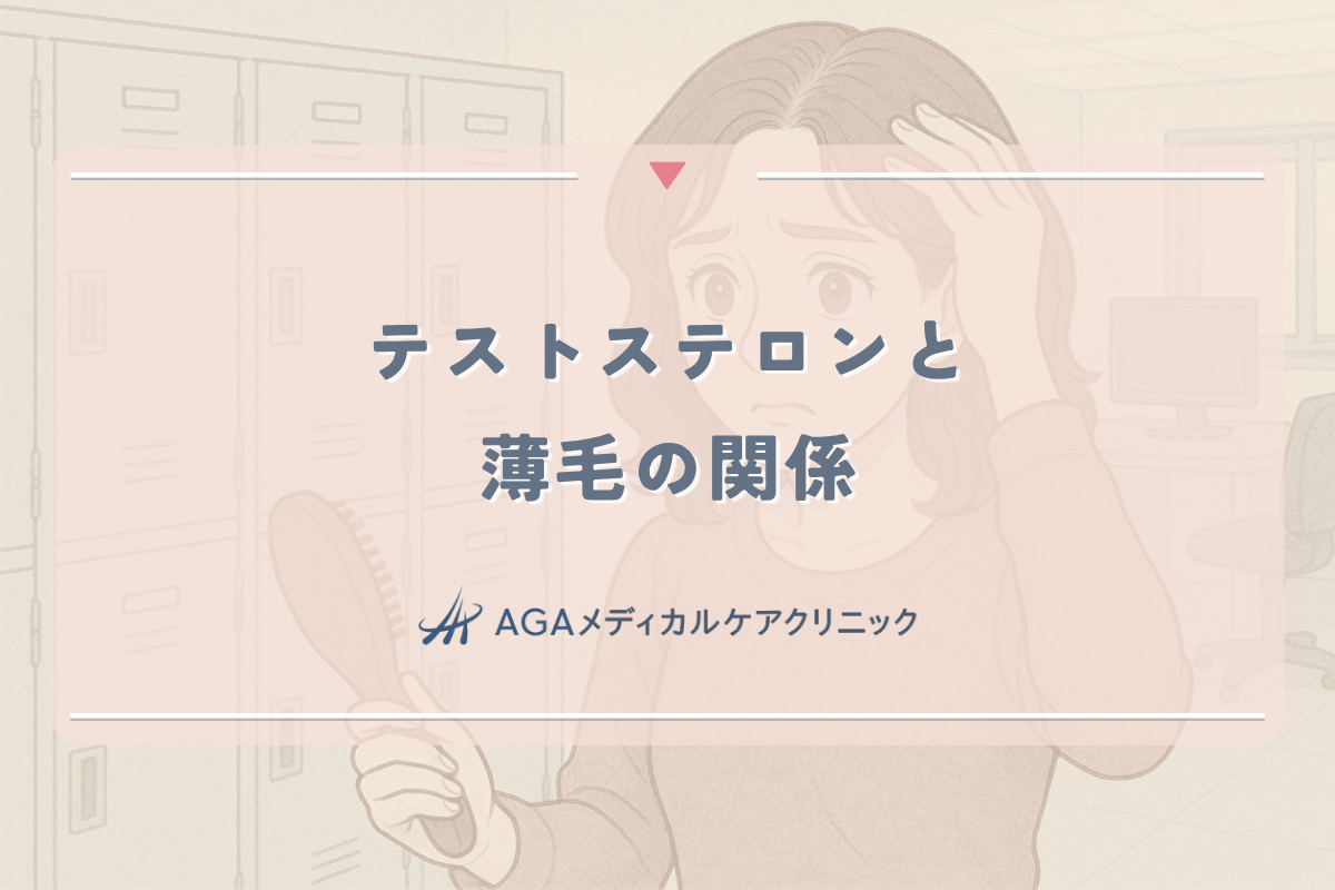 テストステロンと薄毛の関係｜女性ホルモンバランスが髪に与える影響