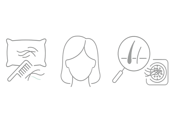 20代女性の抜け毛サイン｜正常と危険の見分け方 図解