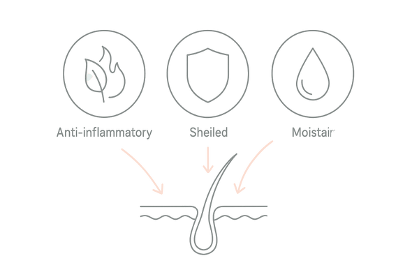 頭皮環境を整える(抗炎症・殺菌・保湿の3要素)