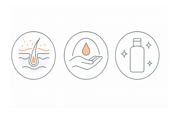 女性向け育毛剤ランキングの評価基準(成分の多角アプローチ・低刺激性・カスタマイズ性)