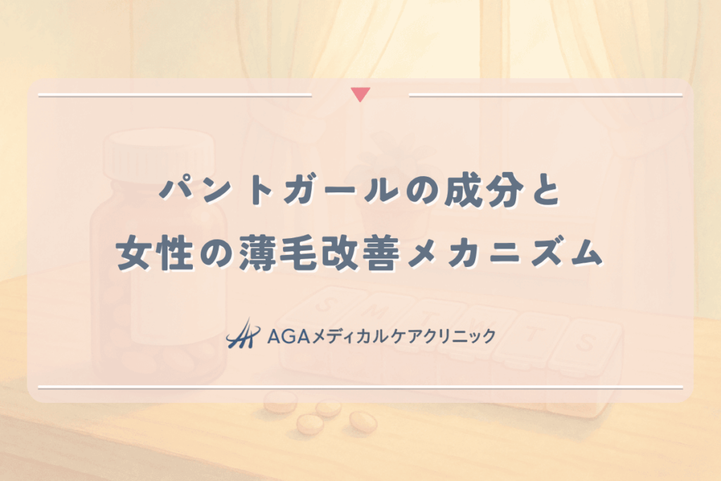 パントガールの成分から見る女性の薄毛改善メカニズム