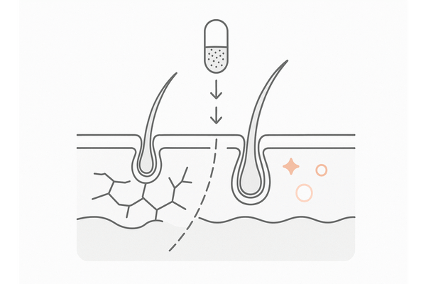 プロゲステロン低下と頭皮バリア不調・乾燥やかゆみ